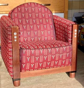 Art Deco Rooker 03 fauteuil van DSCO met parelmoer inleg beschikbaar voor biedingen
