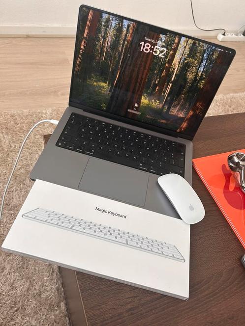 MacBook Pro 2021 14” M1 processor 16Gb of RAM 512 of SSD, Computers en Software, Apple Macbooks, Zo goed als nieuw, MacBook Pro