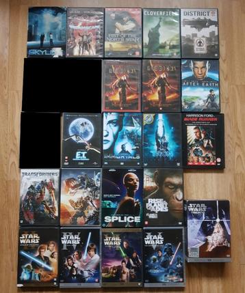 Collectie Partij verzameling v 19 Science Fiction SF DVD's beschikbaar voor biedingen