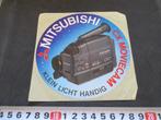 sticker MITSUBISHI CX Moviecam Klein Licht Handig, Verzamelen, Ophalen, Zo goed als nieuw, Bedrijf of Vereniging