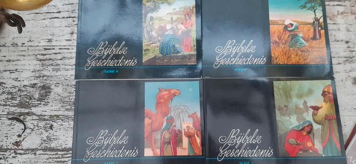 GBS Bijbelse Geschiedenis dl 0 t/m 3 Bijbels Platenboekjes, Boeken, Godsdienst en Theologie, Gelezen, Christendom | Protestants