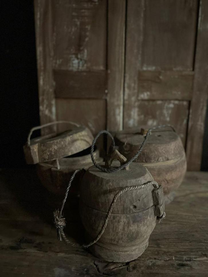 Kokosnoot pot, Huis en Inrichting, Woonaccessoires | Schalen en Manden, Nieuw, Hout, Ophalen of Verzenden