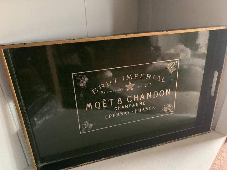 MOET e CHANDON Champagne Epernay- FRA  Dienblad - Origineel, Verzamelen, Merken en Reclamevoorwerpen, Gebruikt, Overige typen