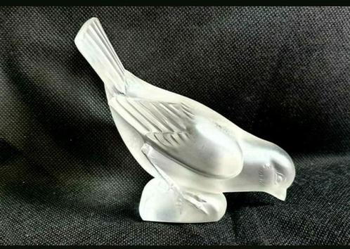Lalique Moineau Moquer Sparrow Ref 1, Antiek en Kunst, Antiek | Glas en Kristal, Ophalen of Verzenden