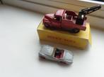 2 Dinky Toys - Triumph TR2 en Citroën Takelwagen met doosje, Hobby en Vrije tijd, Modelauto's | 1:43, Ophalen of Verzenden, Gebruikt