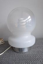 vintage design lamp Murano Mazzega Mushroom lamp, Ophalen of Verzenden, Zo goed als nieuw, Glas, Minder dan 50 cm