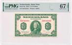 Nederland 2,5 Gulden 1943 Wilhelmina PMG67 EPQ
