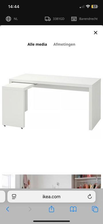 IKEA Malm Bureau - Zwart - afbeelding 2