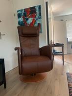 Prominent Relax Fauteuil  Leder ZGAN, Nieuwstaat!!, Huis en Inrichting, Fauteuils, Ophalen of Verzenden, Zo goed als nieuw, 50 tot 75 cm