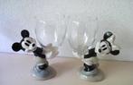 Disney mickey & Minnie Mouse Mooie wijnglazen, Ophalen of Verzenden, Nieuw, Gebruiksvoorwerp, Gesigneerd