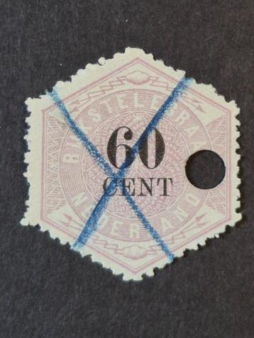 Nederland NVPH TG10 60 Cent 1877-1903 Perforatie & Aniline beschikbaar voor biedingen