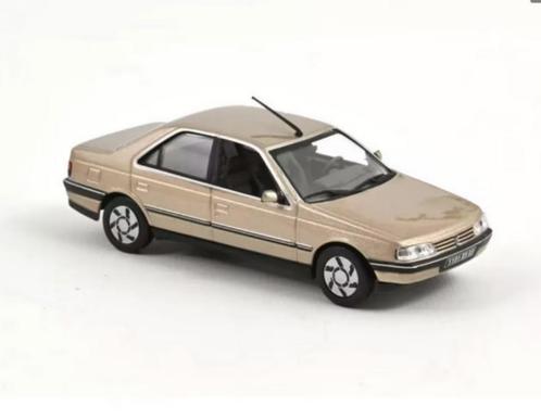 Peugeot 405 SRi 1991 Beige schaal 1/43 NOREV REF. 474514, Hobby en Vrije tijd, Modelauto's | 1:43, Nieuw, Auto, Norev, Verzenden