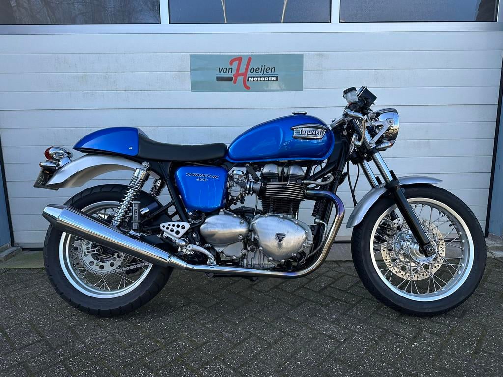 Triumph THRUXTON 900 ORIGNL! 1E EIG! (bj 2005), Motoren, Motoren | Triumph, Bedrijf, Sport, Meer dan 35 kW, 865 cc