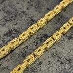 Prachtige 14 karaats gouden dikke koningsketting, Ophalen of Verzenden, Nieuw, Goud, Goud