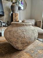 Stenen vaas / kruik / pot van Brynx landelijk sober wonen, Steen, Overige kleuren, Ophalen of Verzenden, Zo goed als nieuw