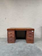 Antiek Indiaas teakhouten bureau, Huis en Inrichting, Bureaus, Ophalen of Verzenden, Bureau