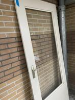 2 opdek deuren met glas, Binnendeur, Ophalen of Verzenden, 200 tot 215 cm, Glas