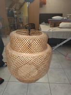 Ikea Lamp - Rotan Hanglamp, Mand, Rond, Ophalen of Verzenden, Zo goed als nieuw