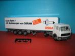 Osram  MERCEDES met oplegger  Herpa, Hobby en Vrije tijd, Modelauto's | 1:87, Ophalen of Verzenden, Nieuw, Bus of Vrachtwagen