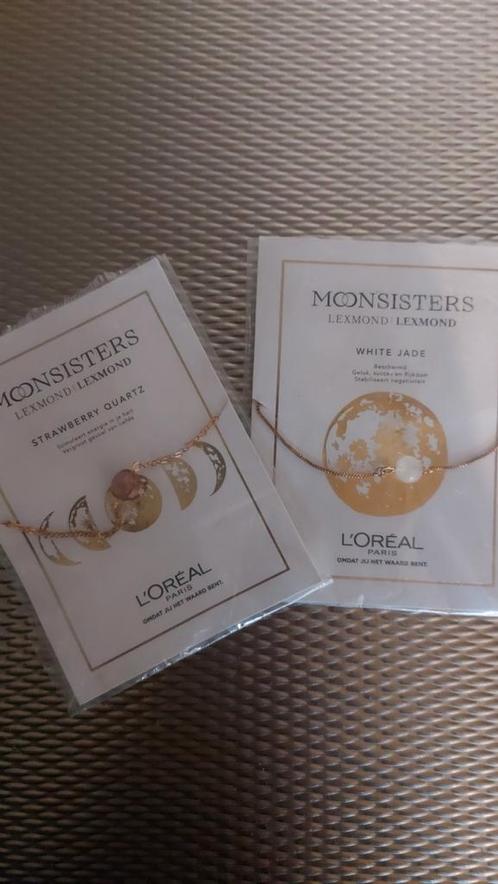 Moonsisters armbandjes 2x, Sieraden, Tassen en Uiterlijk, Armbanden, Nieuw, Overige materialen, Wit, Ophalen of Verzenden