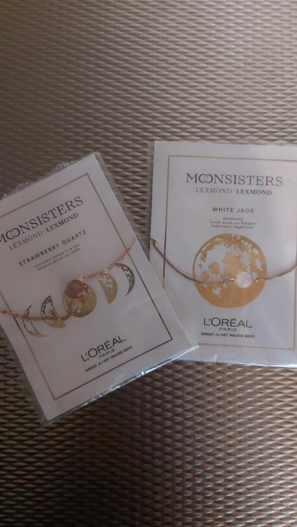 Moonsisters armbandjes 2x, Sieraden, Tassen en Uiterlijk, Armbanden, Nieuw, Overige materialen, Wit, Ophalen of Verzenden