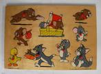 Tom & Jerry Houten Puzzel Tom and Jerry, 2 tot 4 jaar, Ophalen of Verzenden, Zo goed als nieuw, Van hout