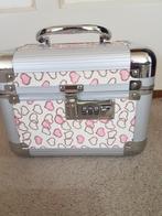 Beautycase met cijferslot 21 x 14 x 14 cm, Sieraden, Tassen en Uiterlijk, Beautycases, Ophalen of Verzenden, Roze, Zo goed als nieuw