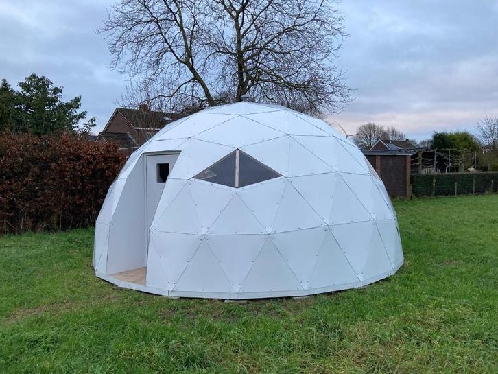 Modulaire zelfbouw Dome, Caravans en Kamperen, Tenten, meer dan 6, Gebruikt, Ophalen