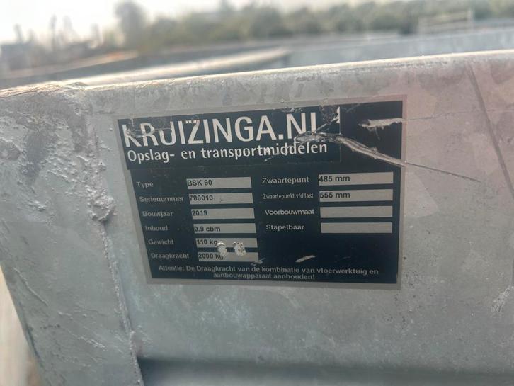 Kantelbak BSK 90 - Kruizinga, Zakelijke goederen, Kantoor en Winkelinrichting | Magazijn, Stelling en Opslag, Ophalen