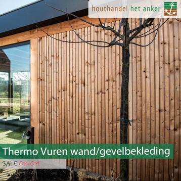 Thermo Vuren Rhombus profiel planken OP = OP beschikbaar voor biedingen
