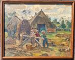 Boerenerf - Groninger Ploeg, Drents Schildersgenootschap, Antiek en Kunst, Ophalen of Verzenden