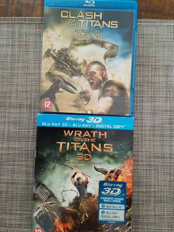 Clash of the Titans Bluray  & Wrath of the Titans Bluray +3D beschikbaar voor biedingen