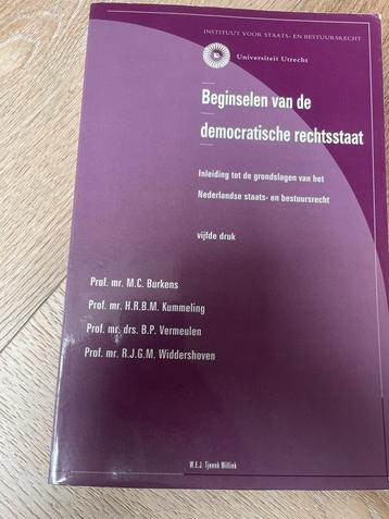 Beginselen democratische rechtsstaat - 5e druk beschikbaar voor biedingen