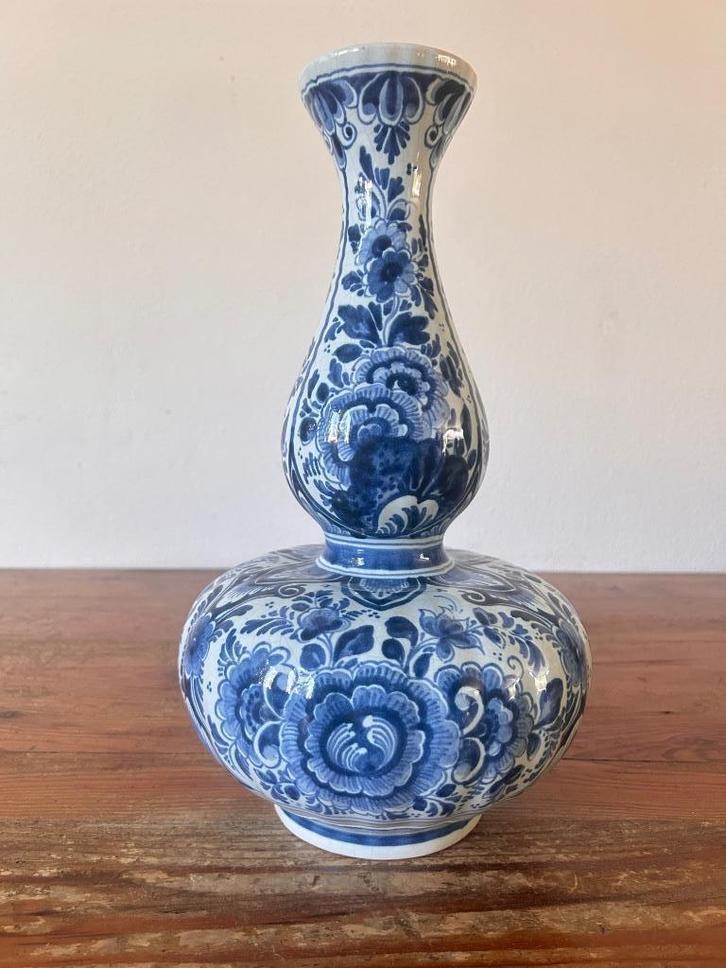 Knobbelvaas - Delfts Blauw Aardewerk - Oud Delft, Antiek en Kunst, Antiek | Keramiek en Aardewerk, Ophalen of Verzenden