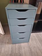 Alex ladekast van Ikea - Groen, Huis en Inrichting, Kasten | Ladekasten, Ophalen, Minder dan 50 cm, 5 laden of meer, 100 tot 150 cm