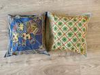 Geborduurde Sierkussens - Set van 2, Ophalen of Verzenden, Zo goed als nieuw, Overige kleuren, Vierkant