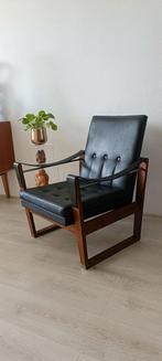 Vintage Fauteuil Safari Fauteuil, Huis en Inrichting, Ophalen, Gebruikt, Vintage, 50 tot 75 cm