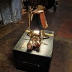 Goud mannetje led lamp 3x dimbaar usb oplaadbaar. Nieuw, Nieuw, Ophalen of Verzenden
