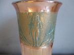 Vintage Marigold Carnival Glas vase Cleopatra design vaas, Antiek en Kunst, Ophalen of Verzenden