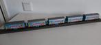 5 Märklin Gesloten Goederenwagons " Haribo ", Wisselstroom, Gebruikt, Wagon, Ophalen of Verzenden