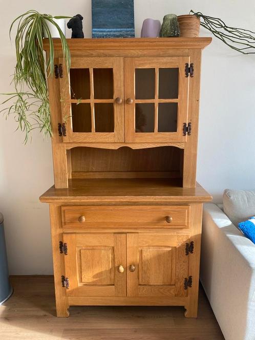 Houten boekenkast/buffetkast, Huis en Inrichting, Kasten | Buffetkasten, Zo goed als nieuw, 150 tot 200 cm, 100 tot 150 cm, 25 tot 50 cm