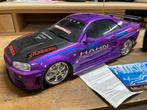 Nissan Skyline Nikko Drift Auto - Licht & Geluid, Hobby en Vrije tijd, Modelbouw | Radiografisch | Auto's, Ophalen, Zo goed als nieuw