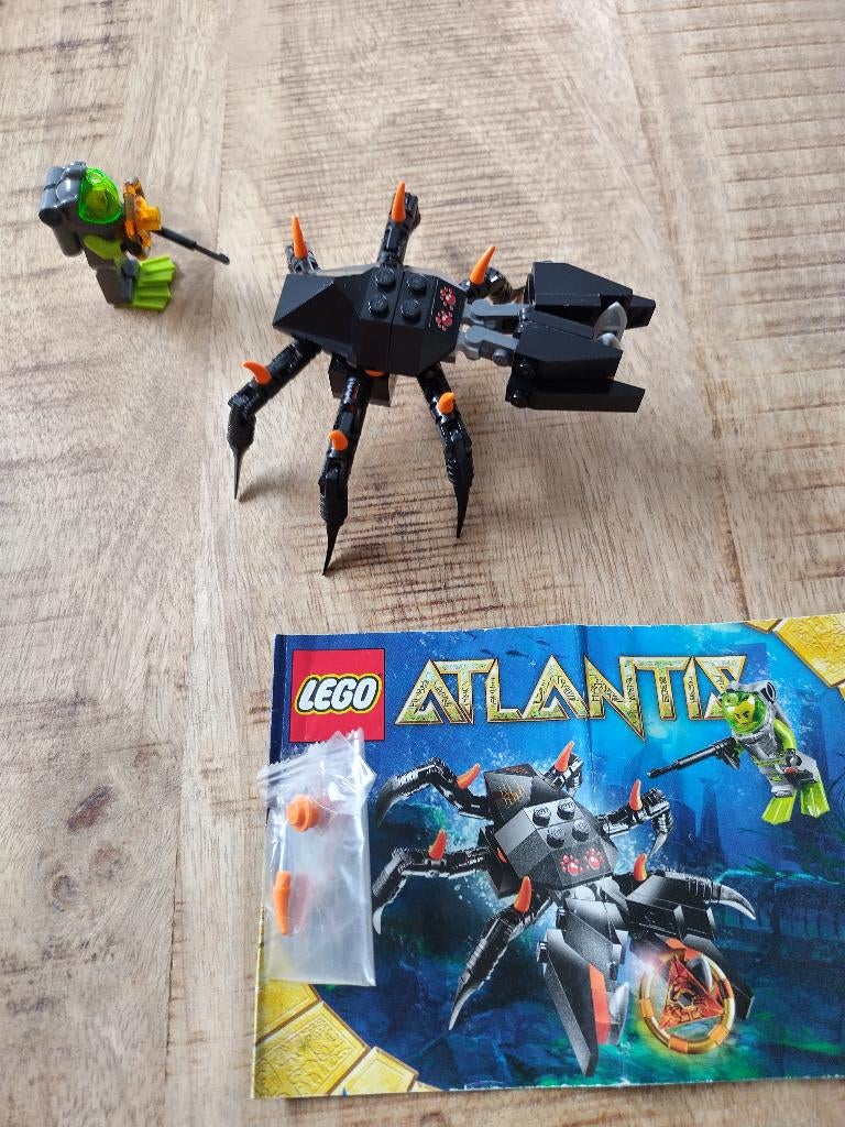 Te koop aangeboden: Lego Atlantis Reuzenkrab, Ophalen of Verzenden, Zo goed als nieuw, Complete set, Lego
