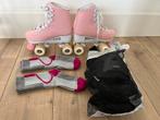 Rolschaatsen Roller Skates roze Oxelo Decathlon maat 36 zgan, Dames, Ophalen of Verzenden, Zo goed als nieuw