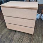 Nette ikea malm ladekast met 3 ruime lades, Ophalen, 50 tot 100 cm, Zo goed als nieuw, 3 of 4 laden