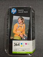 HP 364 Photo Value Pack 3 x kleurencartridge + fotopapier, Ophalen, Nieuw, Cartridge, HP (ORIGINEEL)