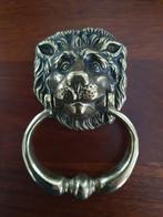 Messing deurklopper Leeuwenkop, Ophalen of Verzenden, Goud, Overige materialen