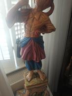 Antieke beeldlamp zeldzaam 185 hoog, Antiek en Kunst, Ophalen