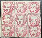9 portretten van Marilyn Monroe (stempels) naar Andy Warhol, Ophalen of Verzenden
