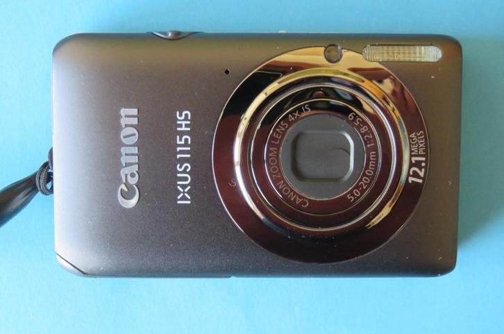 Canon IXUS 115 HS digitale camera met oplader., Audio, Tv en Foto, Fotocamera's Digitaal, Gebruikt, Compact, Canon, 4 t/m 7 keer